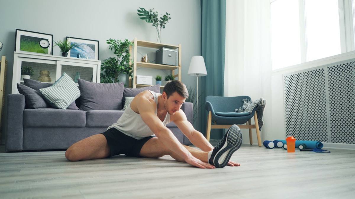 Community of men practicing daily wellness rituals